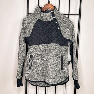 A&F Quilted Fleece Cozy Pullover Jacket Sz XS